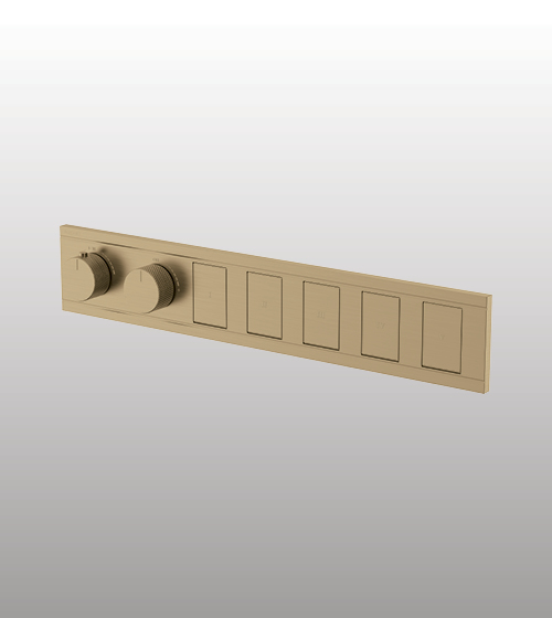 5 Outlets Thermostatic Switch Button Diverter – Aquant India